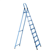 Металева драбина 9 сходинок Work's 409 синя