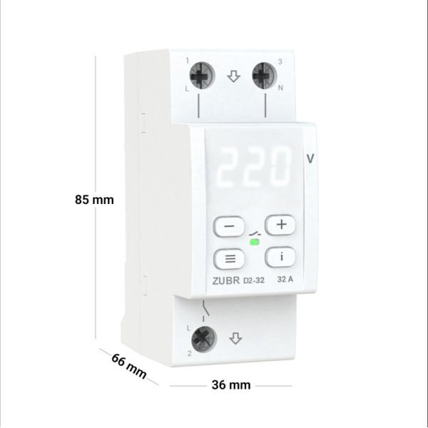 Реле напруги ZUBR D2-32