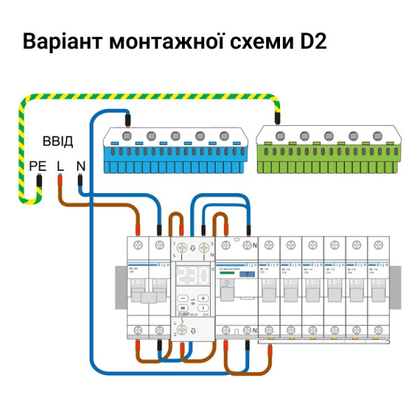 Реле напруги ZUBR D2-32