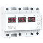 Трехфазное реле контроля напряжения Zubr 40А D6-40 red термозащита