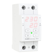Реле напруги з контролем струму ZUBR CV2-50 red