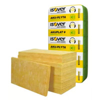 Мінеральна вата ISOVER АкуПлита 100 мм (1200×600, 7,20 м²) — акустичний утеплювач