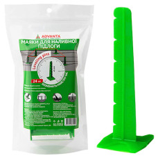 Маяки для наливного пола ADVANTA 24 шт/уп