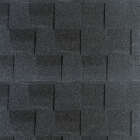 Битумная черепица SIM SHINGLE "EFFECT" тёмный графит (2,52 м²)
