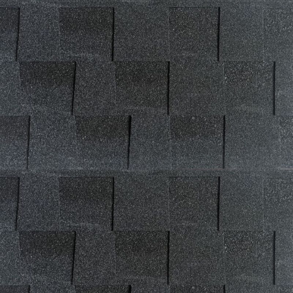 Битумная черепица SIM SHINGLE "EFFECT" тёмный графит (2,52 м²)