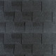 Битумная черепица SIM SHINGLE "EFFECT" тёмный графит (2,52 м²)