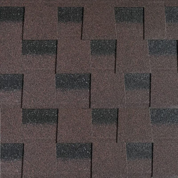 Битумная черепица SIM SHINGLE "EFFECT" красно-коричневая (2,52 м²)