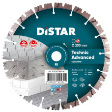 Алмазный диск Distar Technic Advanced 1A1RSS/C3 232×2,6/1,8×12×22,23-16