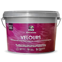 Фарба Dufa Velours P110 10 л — шовковисто-матова латексна фарба для інтер’єру, біла