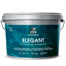 Краска Dufa Elegant P105 10 л — матовая латексная краска для стен и потолков, белая