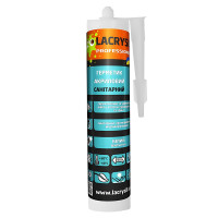 Герметик акриловий санітарний LACRYSIL білий 0,28 кг