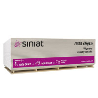 Гипсокартонная плита NIDA Gieta 2600×1200×6.5 мм для арок и изогнутых конструкций