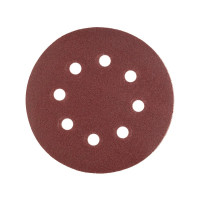 Круг шліфувальний самозачепний з отворами Polax Ø125 мм К220 54-220