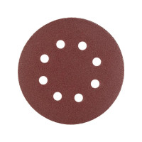 Круг шліфувальний самозачепний з отворами Polax Ø125 мм К120 54-217