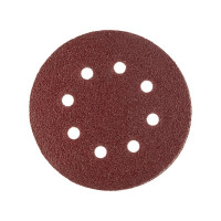 Круг шлифовальный самозацепной с отверстиями Polax Ø125 мм К36 54-212