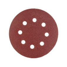 Круг шліфувальний самозачепний з отворами Polax Ø125 мм К80 54-215