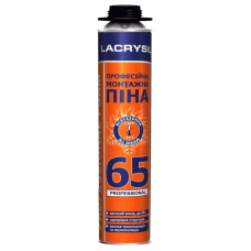 Пена монтажная профессиональная Lacrysil Проф 65 в/с 800 мл