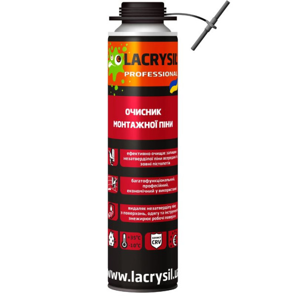 Очисник монтажної піни Lacrysil 500 мл