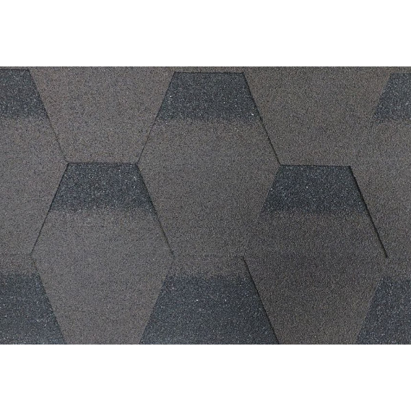Бітумна черепиця SIM SHINGLE HEXAGONAL каштан (2,52 м²)