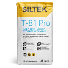 SILTEK Т-81 Pro Клей для плитки суперэластичный, 25кг