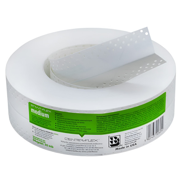 Стрічка для внутрішніх кутів Strait-Flex Medium 57 мм × 30 м (зелена)