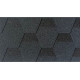 Бітумна черепиця SIM SHINGLE HEXAGONAL темний графіт (2,52 м²)