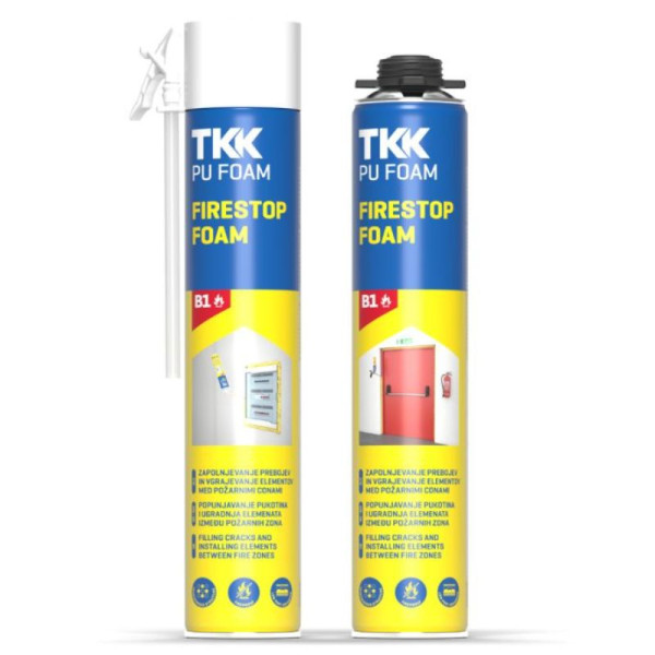 Пена монтажная огнестойкая TEKAPUR FIRESTOP GUN 750 мл