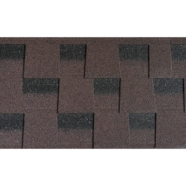 Битумная черепица SIM SHINGLE "EFFECT" красно-коричневая (2,52 м²)