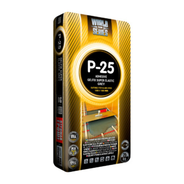 Polimin P-25 клей для плитки высокоэластичный 25 кг.
