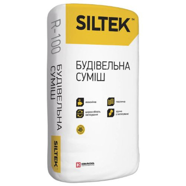 SILTEK R-100 Ремонтная смесь крупнозернистая, 25кг