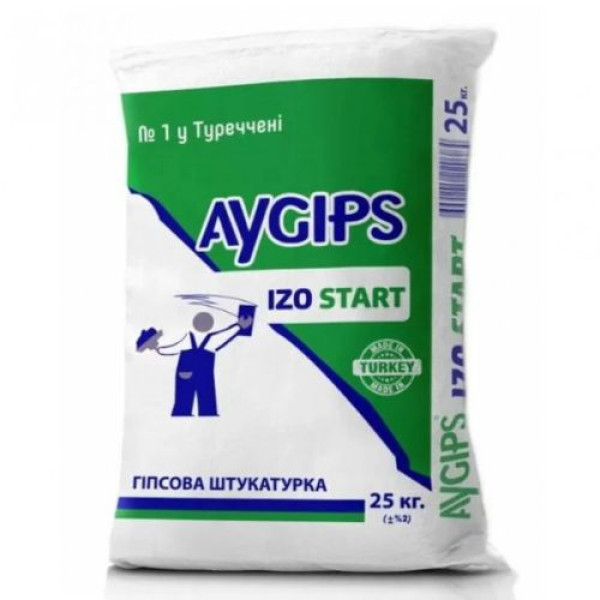 Штукатурка гипсовая Aygips Izo Start, 25кг