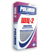 Polimin ШЦ-2 штукатурка выравнивающая цементная 25 кг