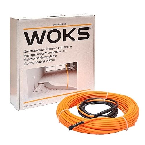 Двухжильный Нагревательный кабель WOKS 30, 91м., 2715Вт