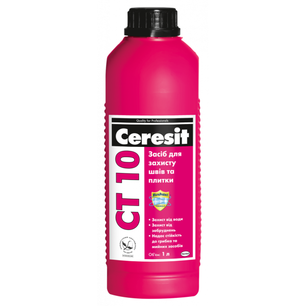 Средство для защиты швов и плитки Ceresit CT 10, 1л
