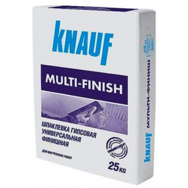 Knauf Мульти-фініш Шпаклівка гіпсова фінішна, 25кг