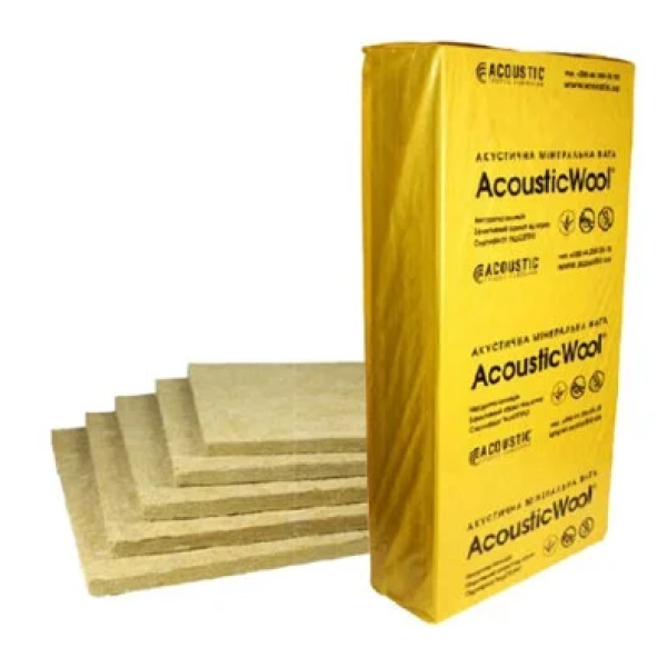 Acoustic Wool Sonet F (Флор) Акустическая минеральная вата 6,0 м2/упак, (1000*600*20)