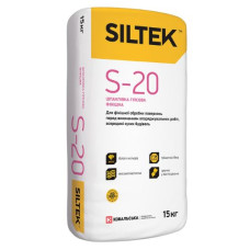 SILTEK S-20 Шпаклівка гіпсова фінішна, 15кг