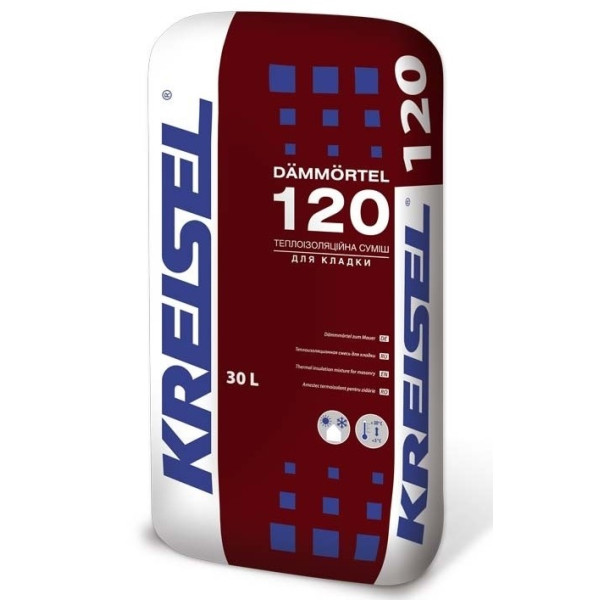 Kreisel 120 термоизоляционная кладочная смесь 30 л.