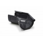 Кут ринви зовнішній 135° RainWay 130 мм ПВХ графітовий