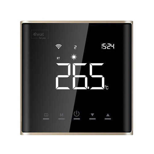 Терморегулятор сенсорный для пола с Wi-Fi 4heat AE-669 Gold