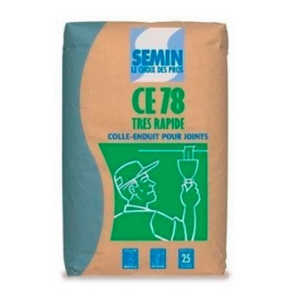 Semin CE-78 Tres Rapide шпаклёвка гипсовая 25 кг.