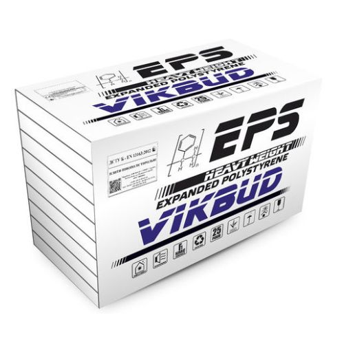 Пенопласт TM VIKBUD EPS 80 (15кг/м3) 50мм (уп. 12шт., 6 м2)