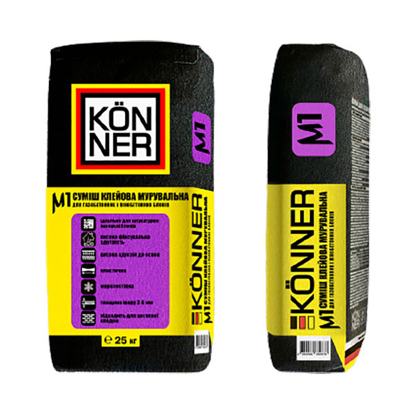 Konner MU-1 смесь для кладки 25 кг.