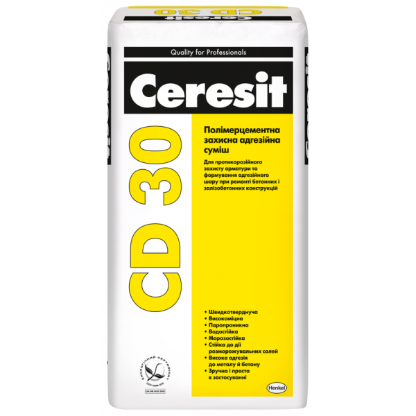 Ceresit (Церезит) CD 30 Полимерцементная защитная адгезионная смесь, 25 кг