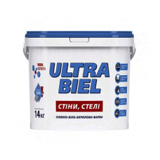 Краска акриловая водоэмульсионная Ultra Biel матовая Sniezka