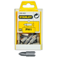 Отверточные биты насадки РН2х25мм Stanley, 25шт.