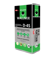 Wallmix D-45 Самовыравнивающая смесь для пола, (3-20мм) 25кг