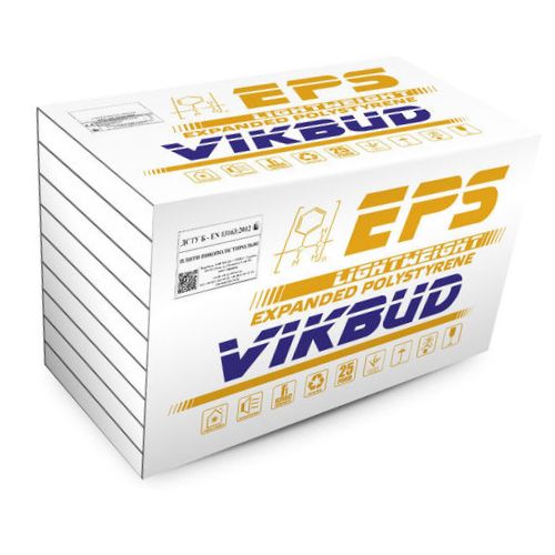 Пенопласт TM VIKBUD EPS S (8кг/м3) 50мм (уп. 12шт., 6 м2)