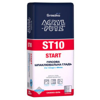 Шпаклевка гипсовая Sniezka ACRYL-PUTZ ST10 Start (2в1 Старт+Финиш), 20кг