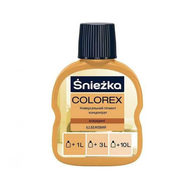 Пигмент Colorex Sniezka бежевый 100 мл